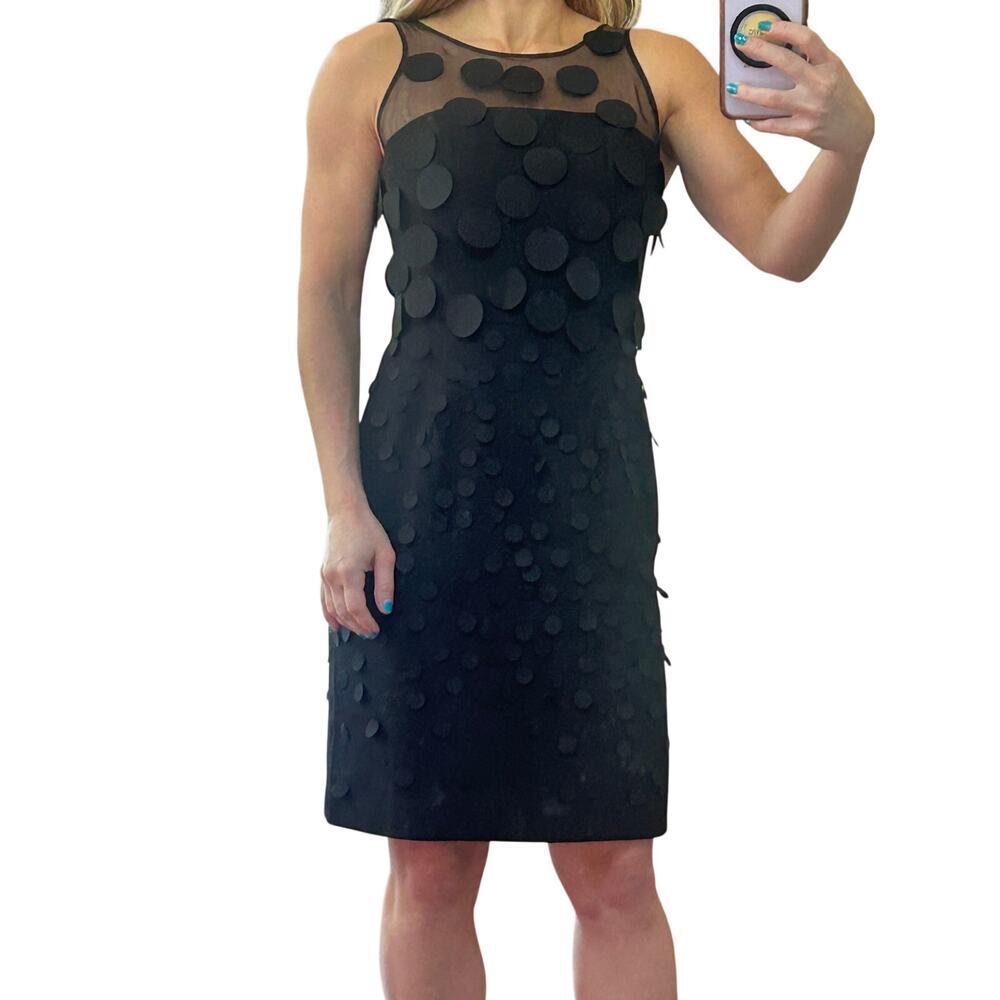 Maeve Anthropologie Effervescence Fun 3D Dot Structured Mini Dress 0P